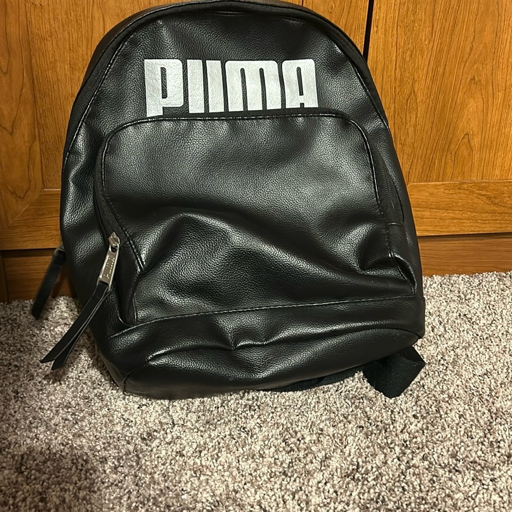 black puma backpack
